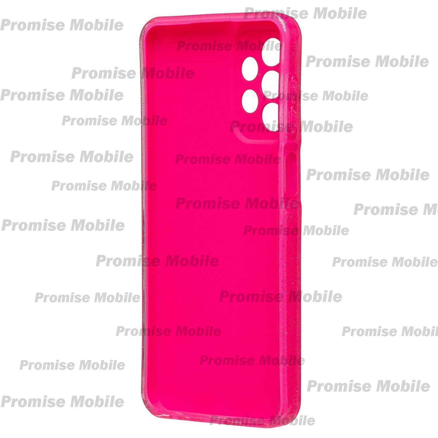 Чехол для Samsung SM-A235F (Galaxy A23) силиконовый с блестками №3 <розовый> ― Розничный PromiseMobile