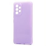 Чехол для Samsung SM-A536E (Galaxy A53 5G) силиконовый с блестками №3 <светло-фиолетовый>