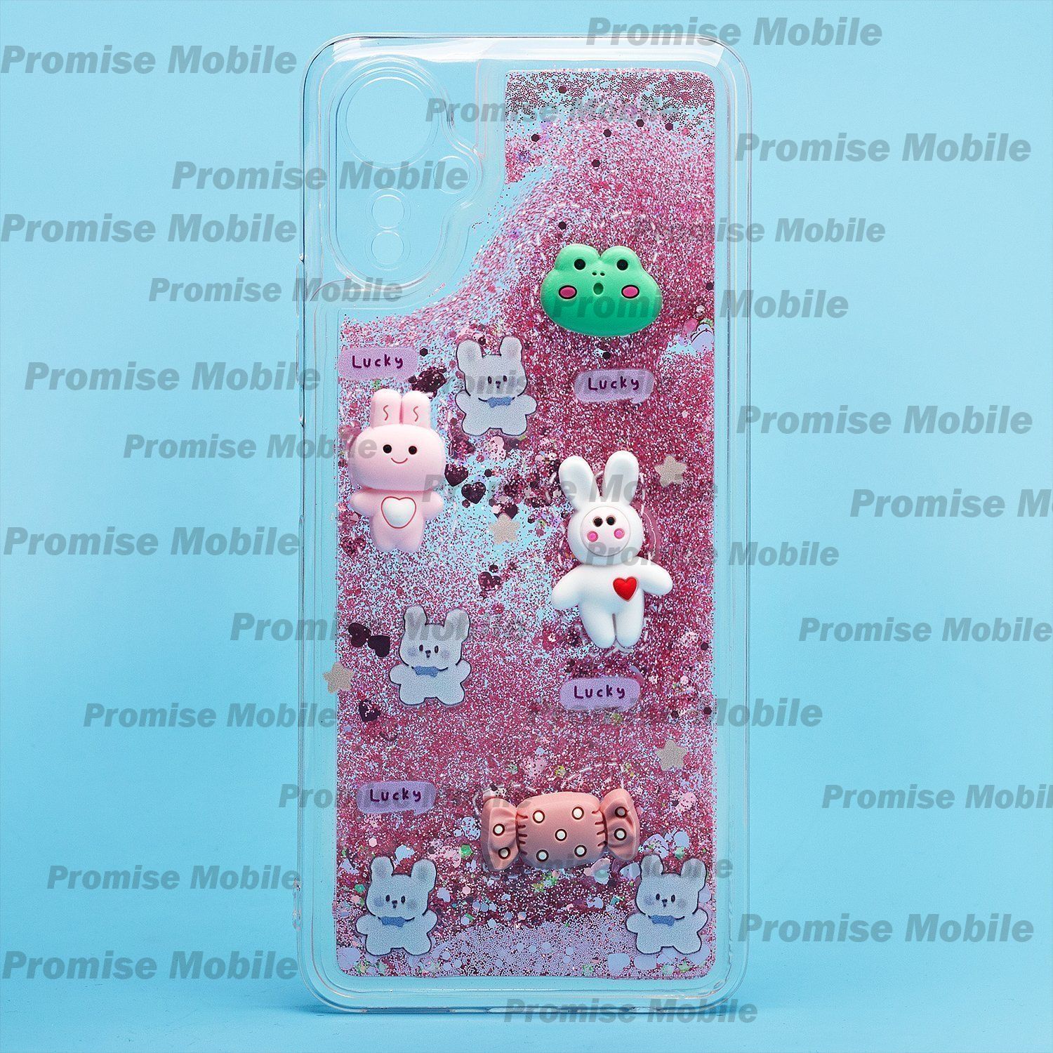 Чехол для Tecno Camon 19 Neo (CH6i) силиконовый 3D игрушки <розовый> ― Розничный PromiseMobile