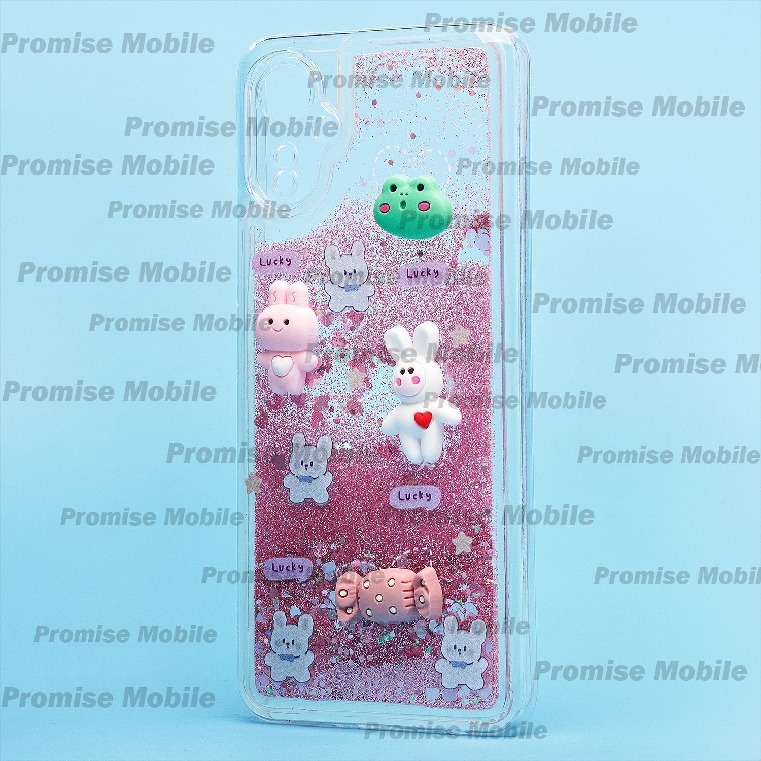 Чехол для Tecno Camon 19 Neo (CH6i) силиконовый 3D игрушки <розовый> ― Розничный PromiseMobile