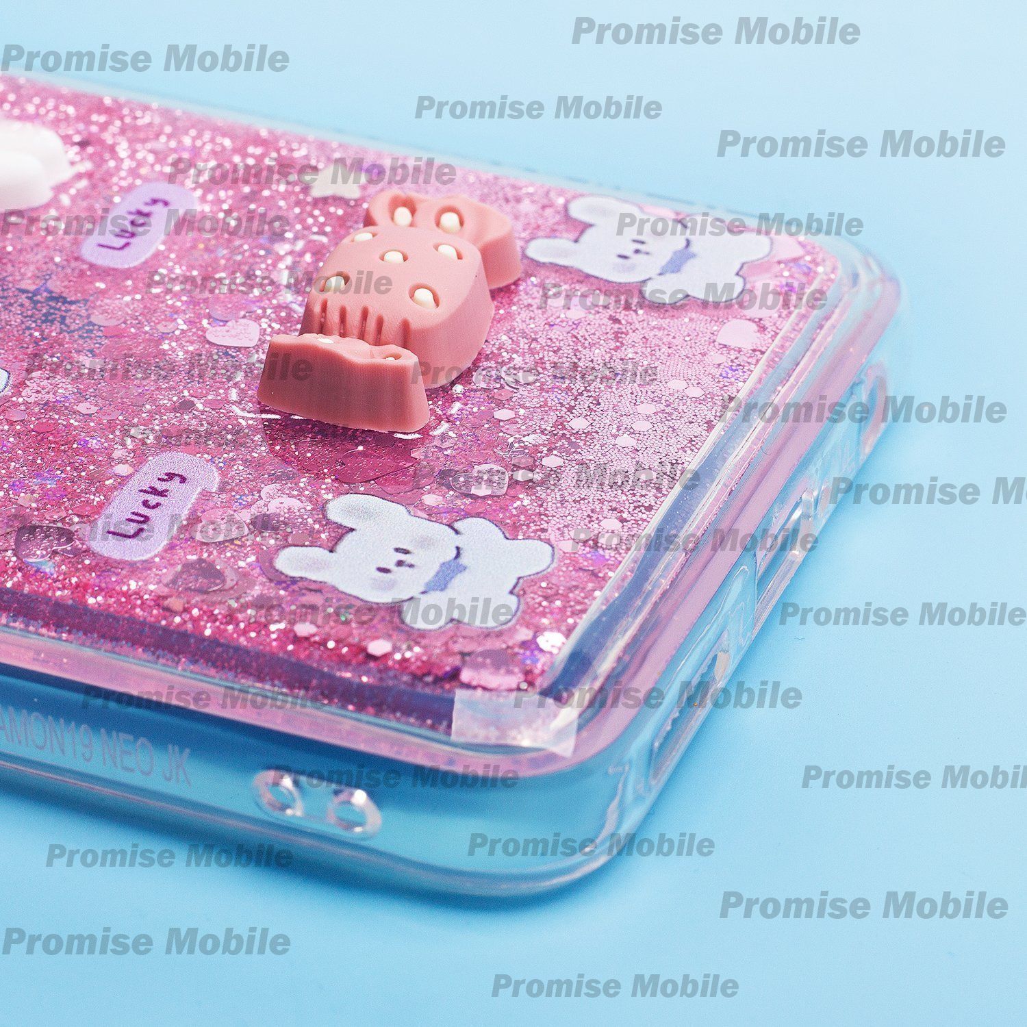 Чехол для Tecno Camon 19 Neo (CH6i) силиконовый 3D игрушки <розовый> ― Розничный PromiseMobile