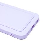 Чехол для Infinix Hot 50i (X6531B) силиконовый с картхолдером №9 <светло-фиолетовый>