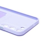 Чехол для Tecno Spark 40 Pro (KM6) силиконовый с картхолдером №9 <светло-фиолетовый>