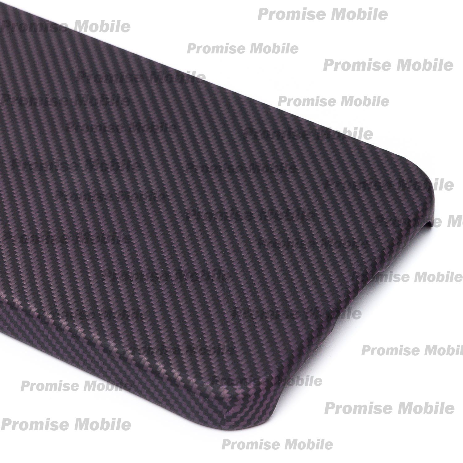Чехол для Apple iPhone 14 Pro Max пластиковый MagSafe POSH KEVLAR <фиолетовый> ― Розничный PromiseMobile