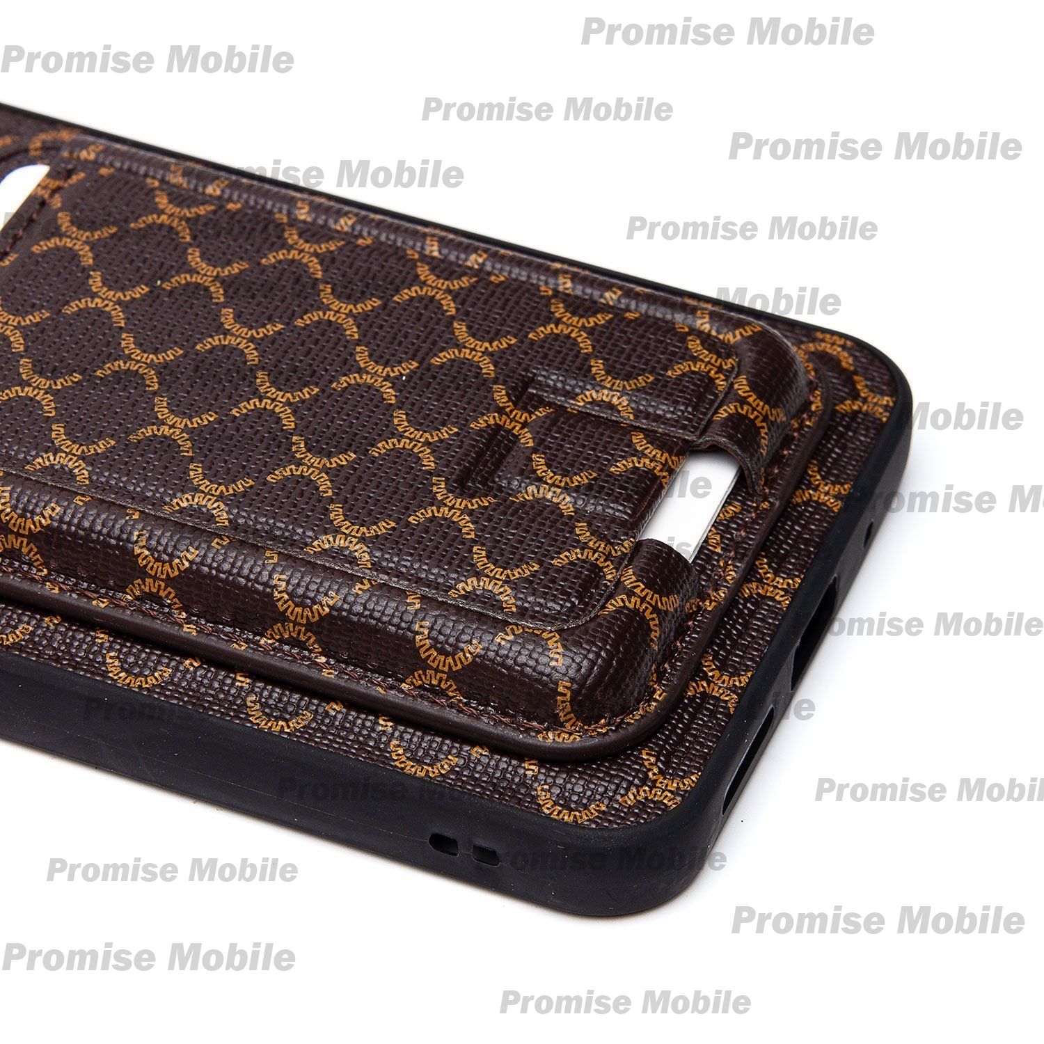 Чехол для Xiaomi 220333QAG силиконовый с картхолдером №8 <коричневый> ― Розничный PromiseMobile