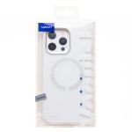 Чехол для Apple iPhone 15 Pro Max силиконовый Soft Touch MagSafe Vawi <белый>