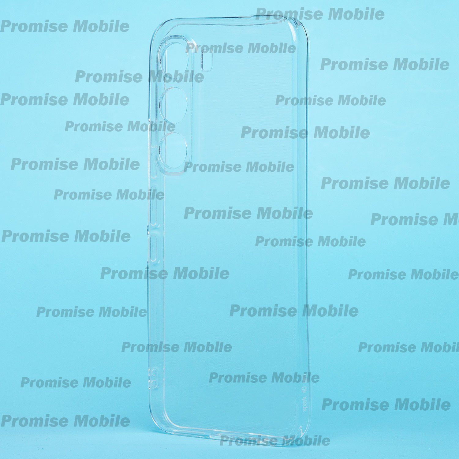 Чехол для Tecno Spark 40 Pro (KM6) силиконовый ультратонкий <прозрачный> ― Розничный PromiseMobile