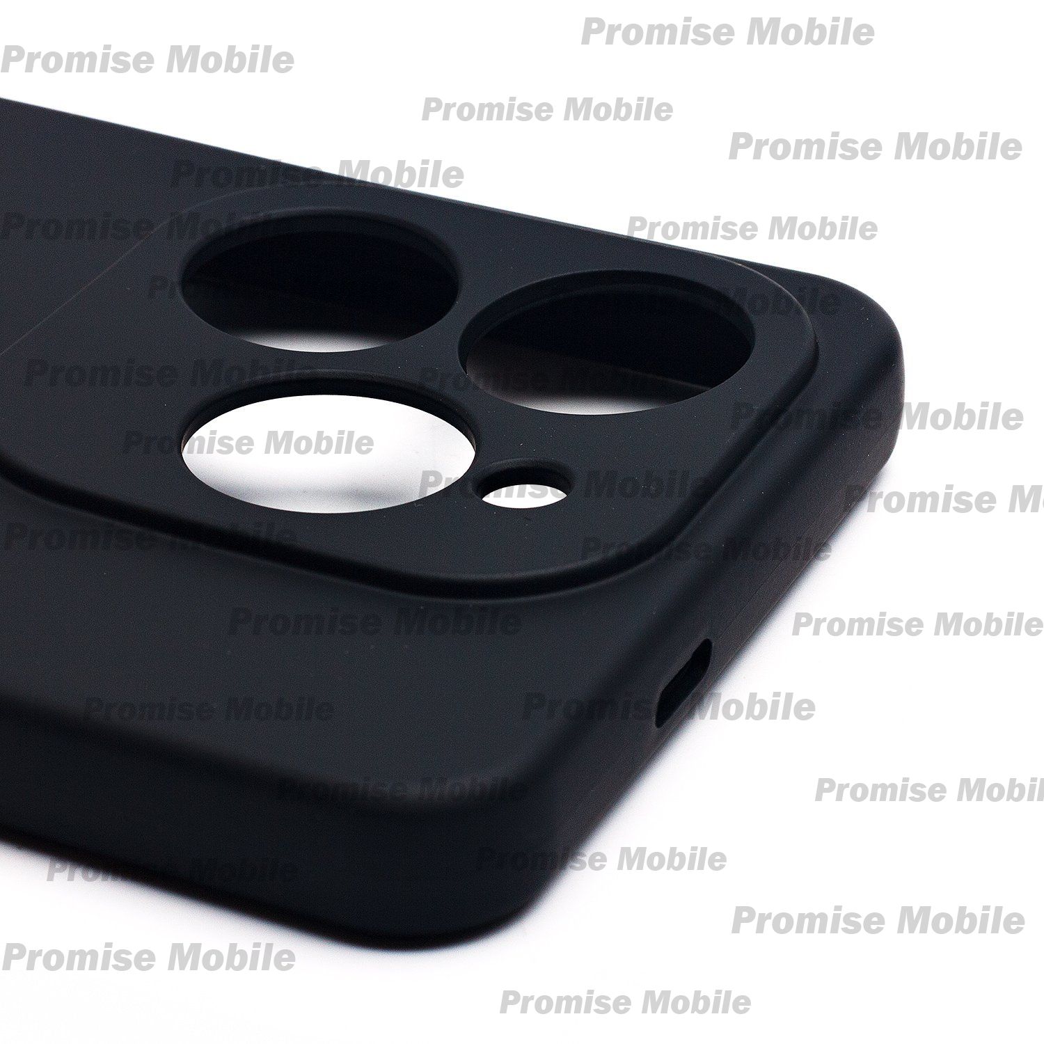 Чехол для Tecno Spark 20 Pro 5G силиконовый Soft Touch 4 <черный> ― Розничный PromiseMobile