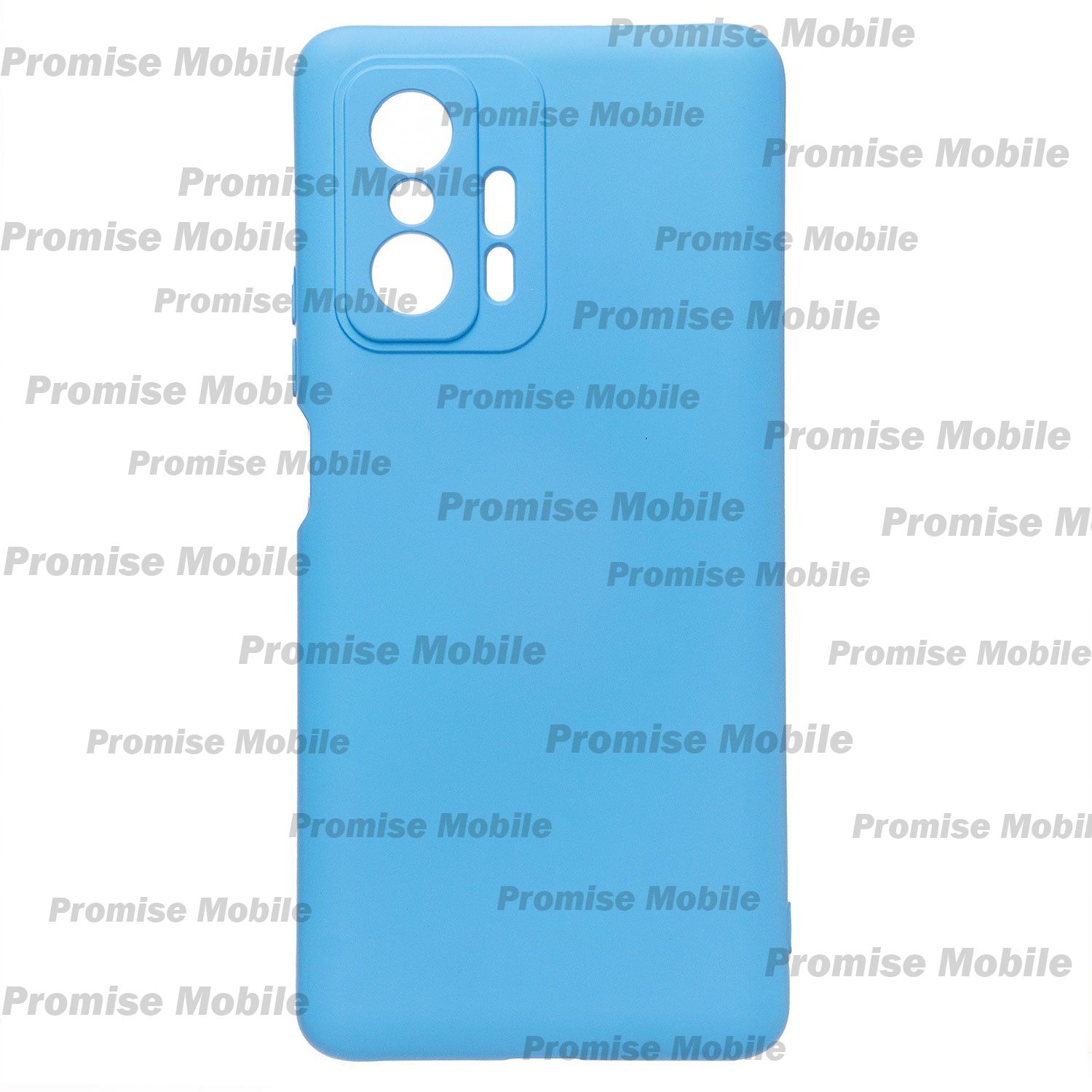 Чехол для Xiaomi 11T силиконовый Soft Touch 4 <голубой> ― Розничный PromiseMobile