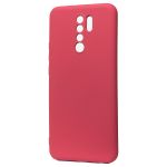 Чехол для Xiaomi Redmi 9 силиконовый Soft Touch 4 <бордовый>