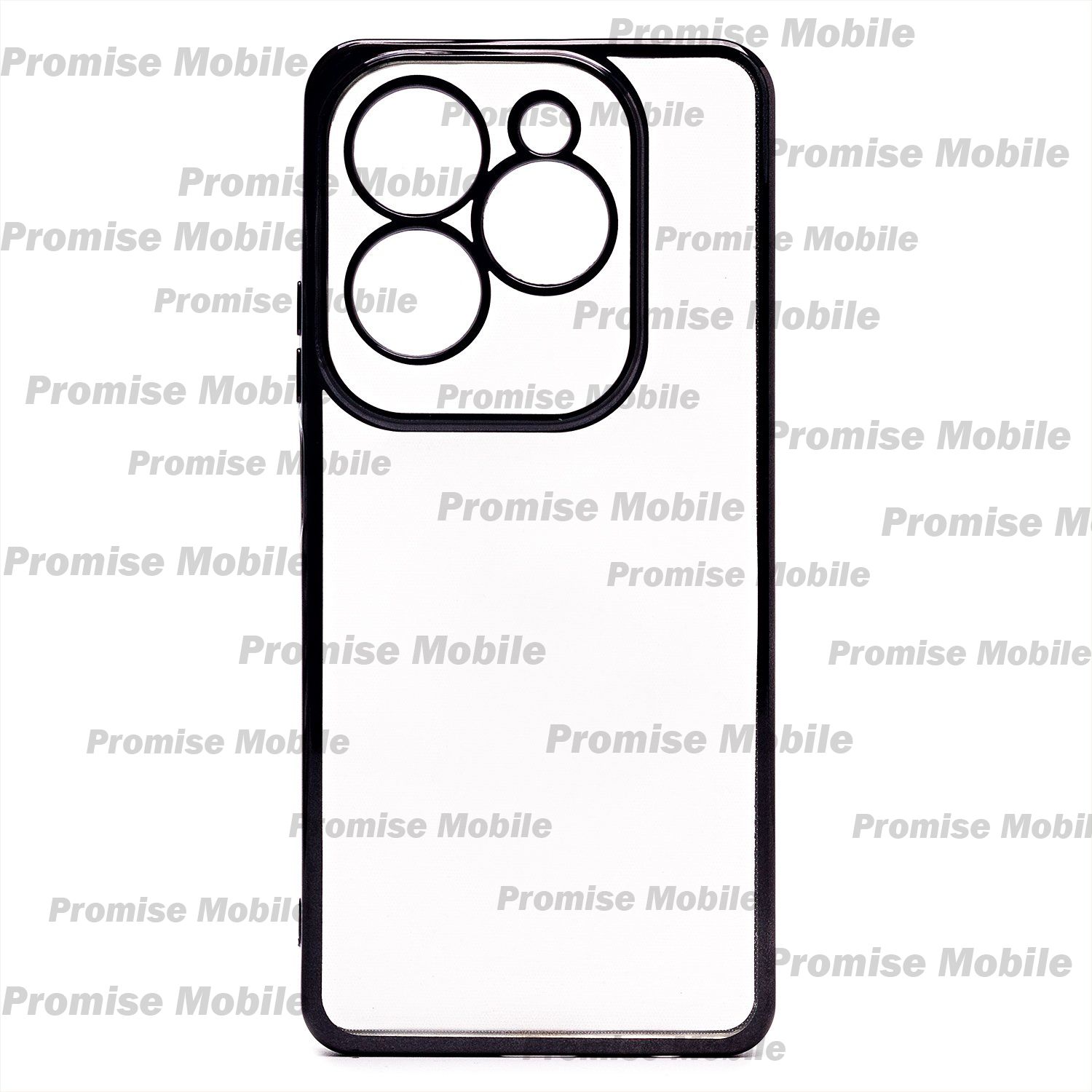 Чехол для Tecno Spark 20 Pro (KJ6) силиконовый ультратонкий Pilot <черный> ― Розничный PromiseMobile