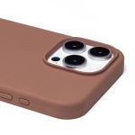 Чехол для Apple iPhone 16 Pro Max силиконовый Soft Touch <коричневый> (премиум)