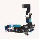 Шлейф для Apple iPhone 12 Pro на системный разъем и микрофон <черный>