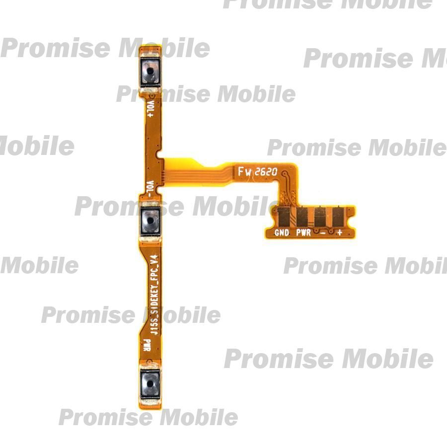 Шлейф для Xiaomi Redmi Note 9 на кнопки включения и громкости ― Розничный PromiseMobile