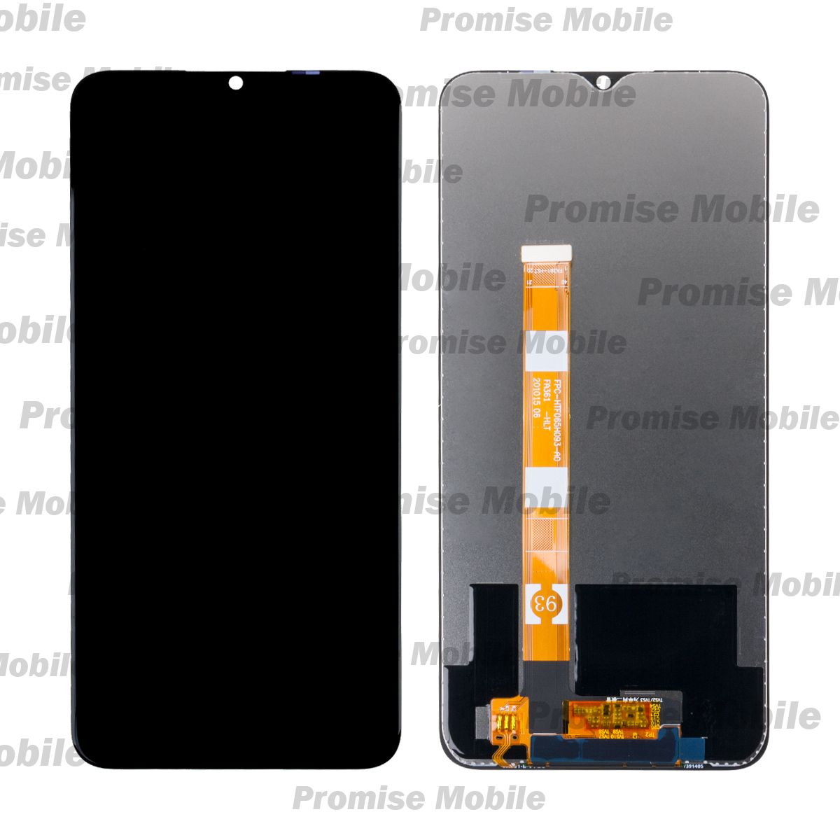 Дисплей для Oppo A15 в сборе с тачскрином <черный> (оригинал) ― Розничный PromiseMobile