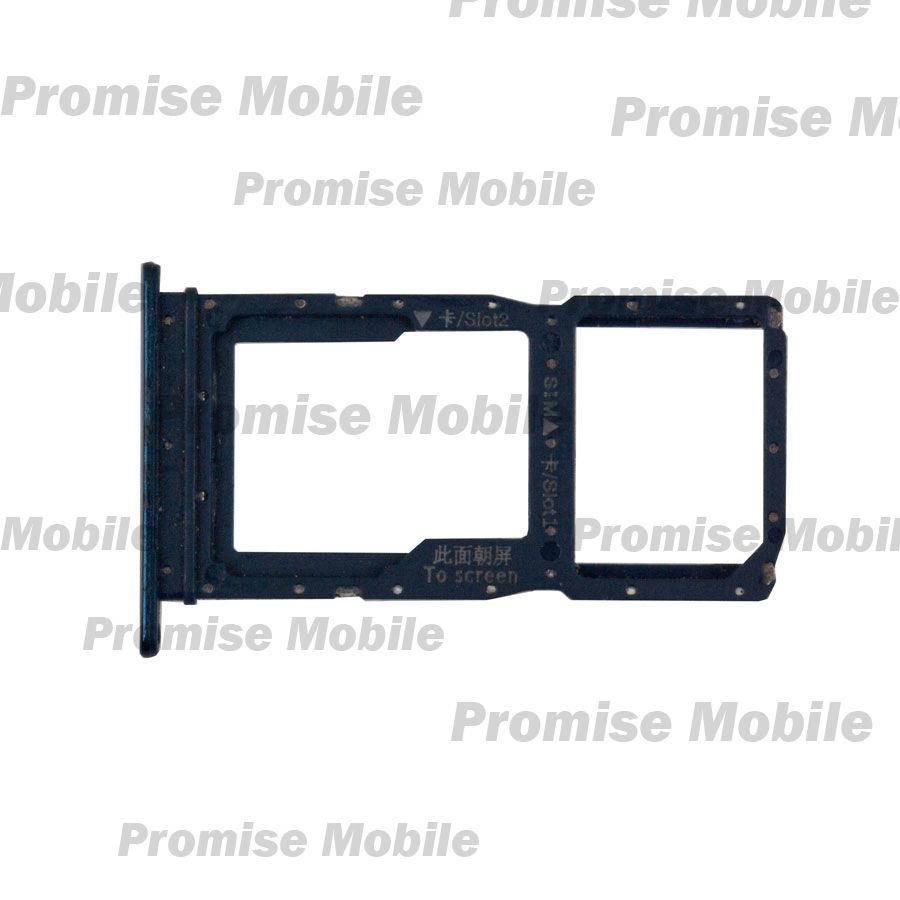 Лоток sim-карты для Huawei Honor 9X и карты памяти <синий> ― Розничный PromiseMobile