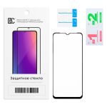 Защитное стекло для Oppo A16 (2.5D/закаленное, полная наклейка) <черный> в блистере