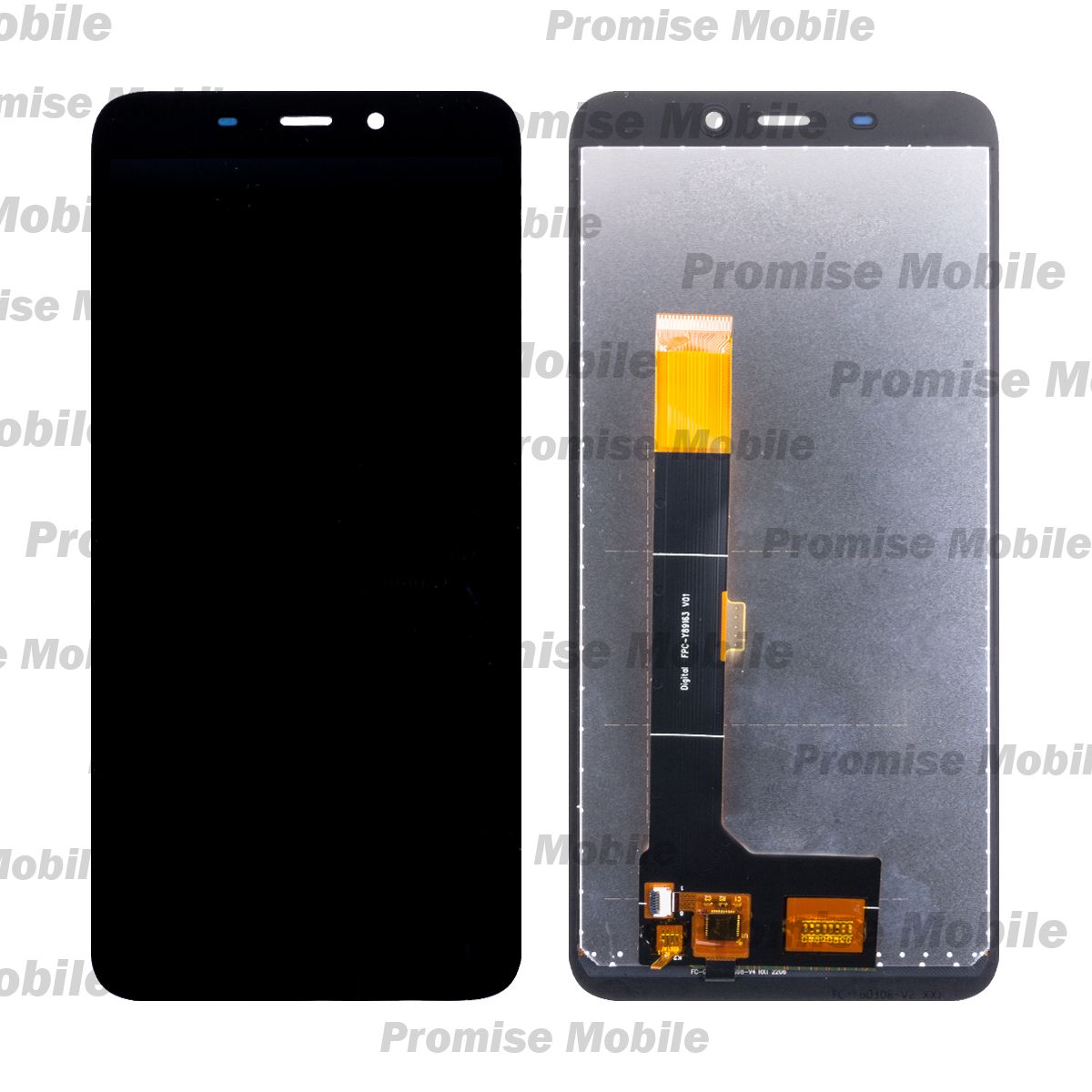 Дисплей для Oukitel WP20 в сборе с тачскрином <черный> ― Розничный PromiseMobile
