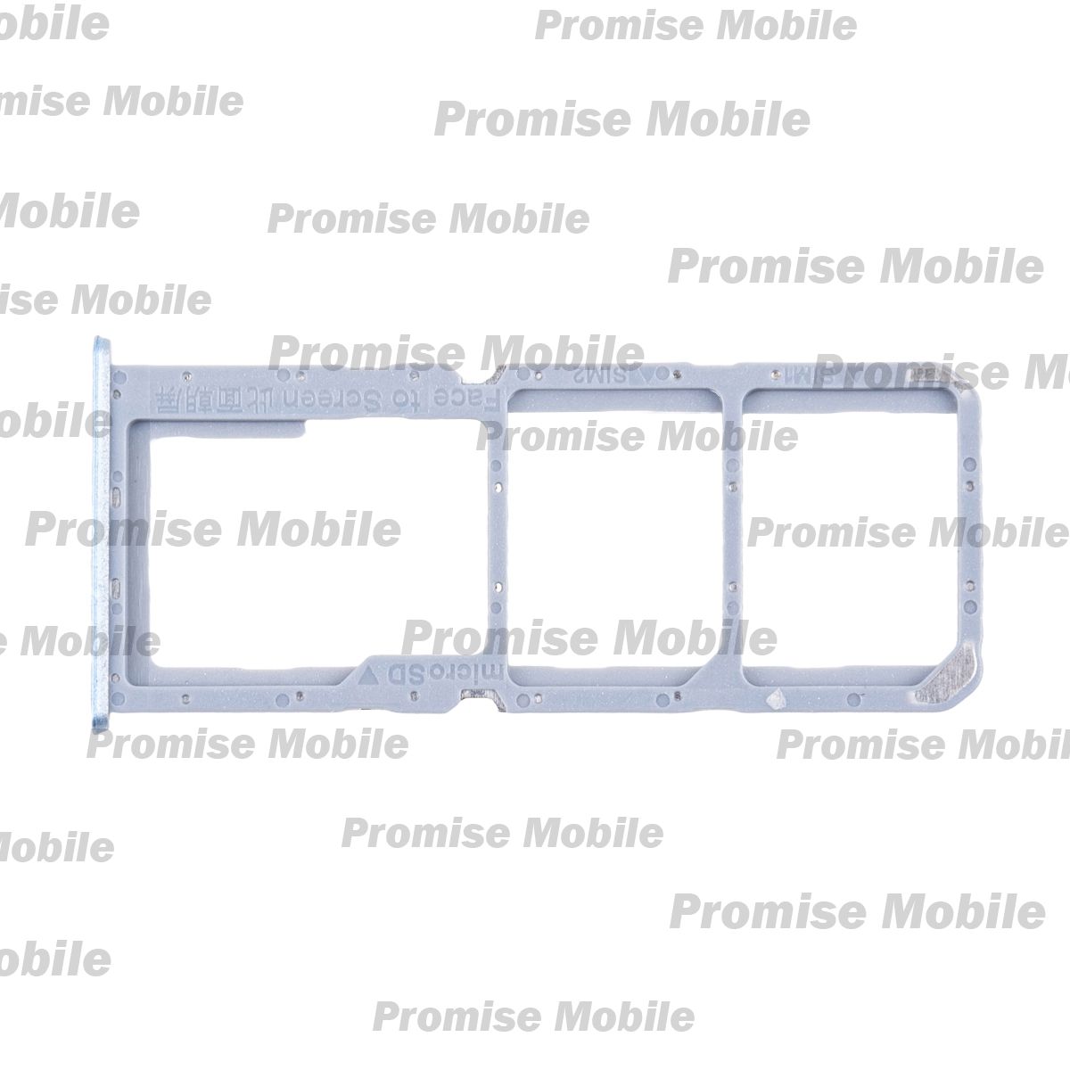 Лоток sim-карты для Realme C30 и карты памяти <голубой> ― Розничный PromiseMobile