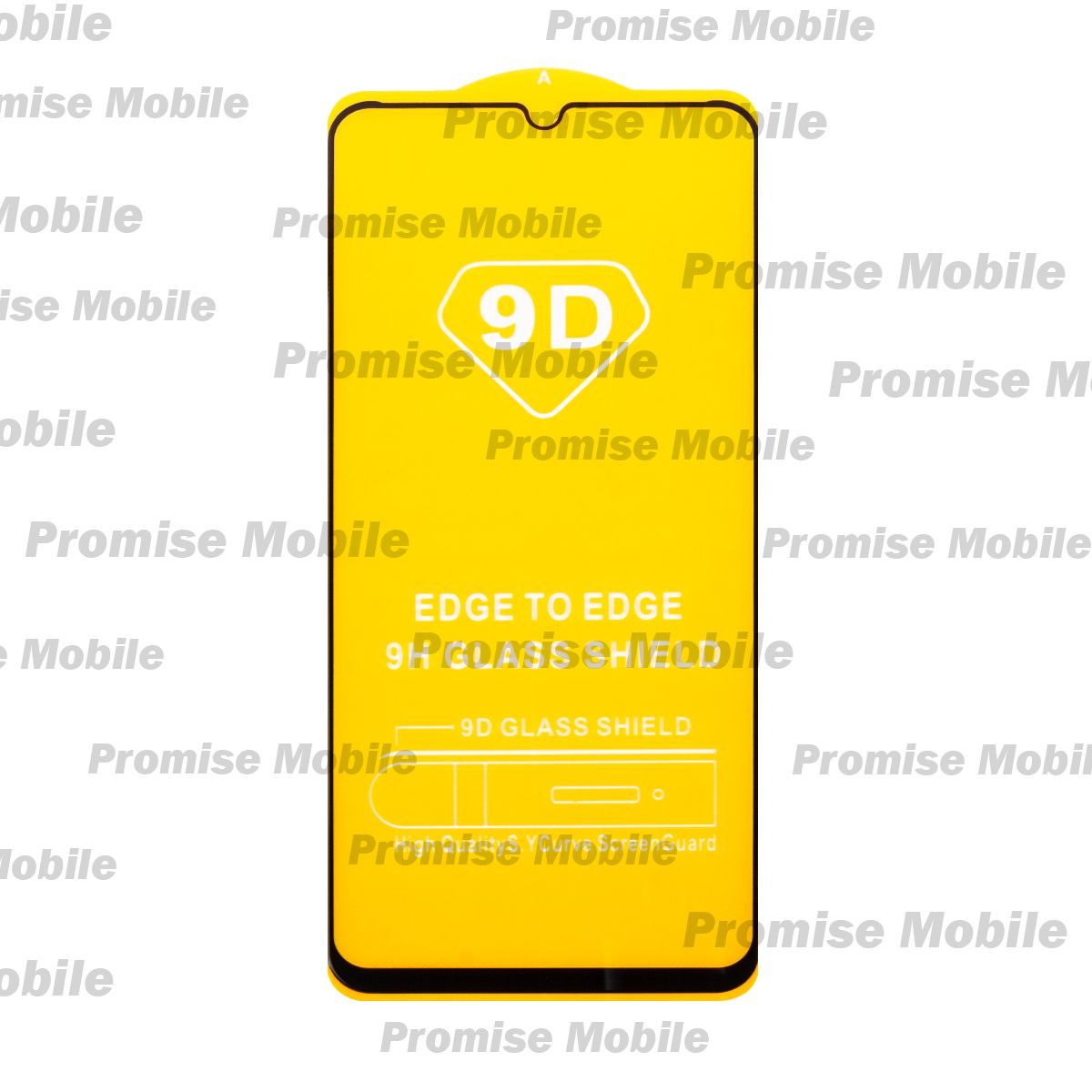 Защитное стекло для Xiaomi 23108RN04Y (2.5D/полная наклейка) <черный> ― Розничный PromiseMobile