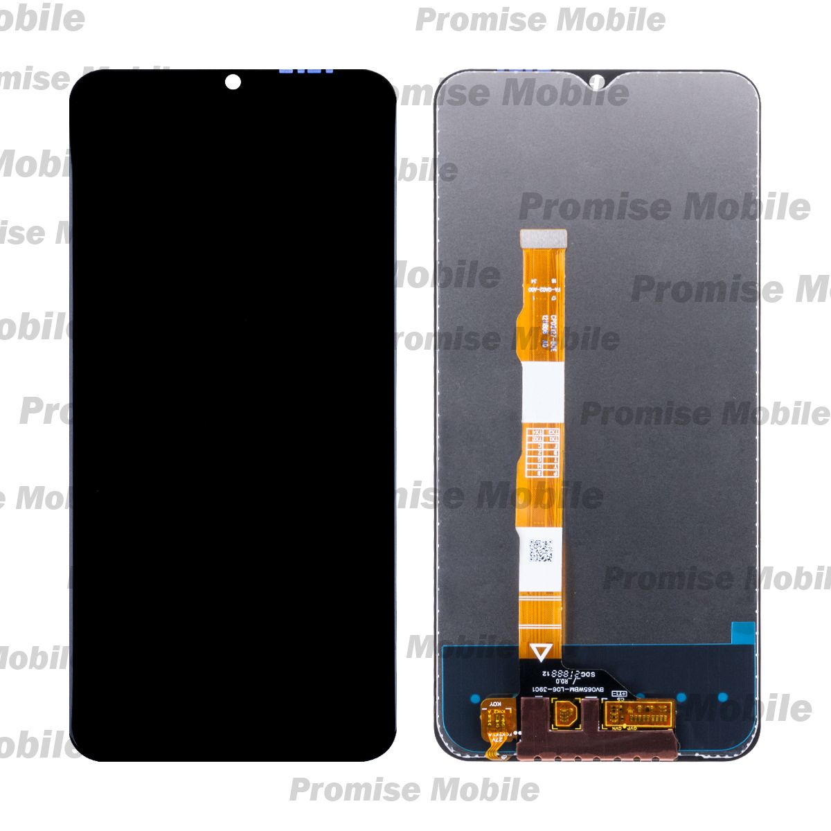 Дисплей для Vivo Y16 (V2204) в сборе с тачскрином <черный> ― Розничный PromiseMobile