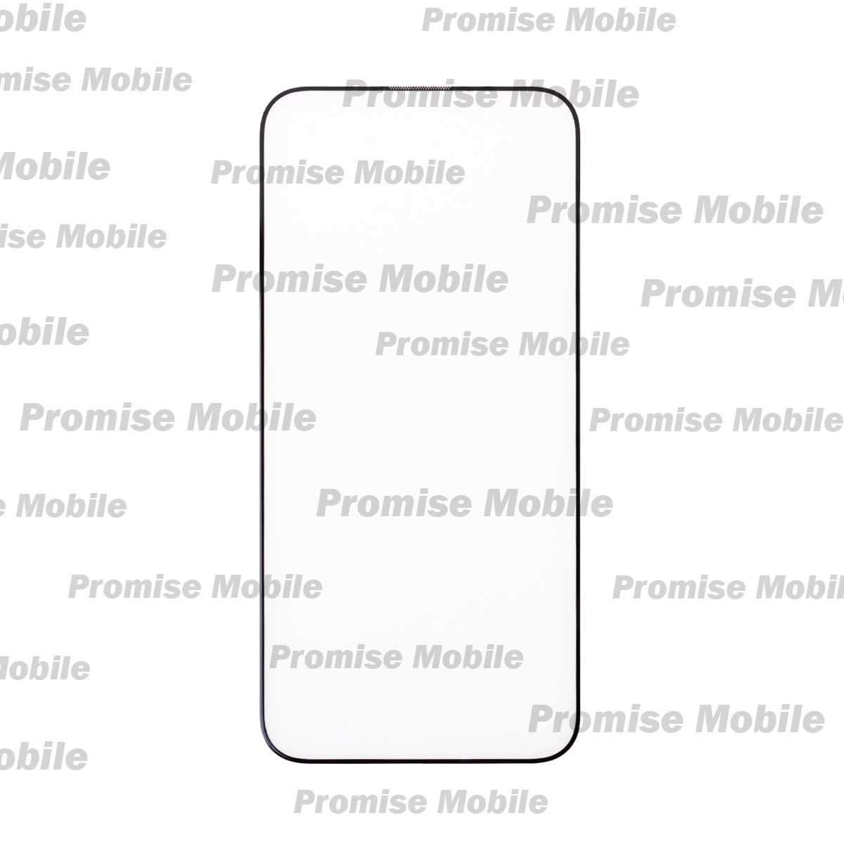 Защитное стекло для Apple iPhone 15 Pro (2,5D/полная наклейка) <черный> ― Розничный PromiseMobile