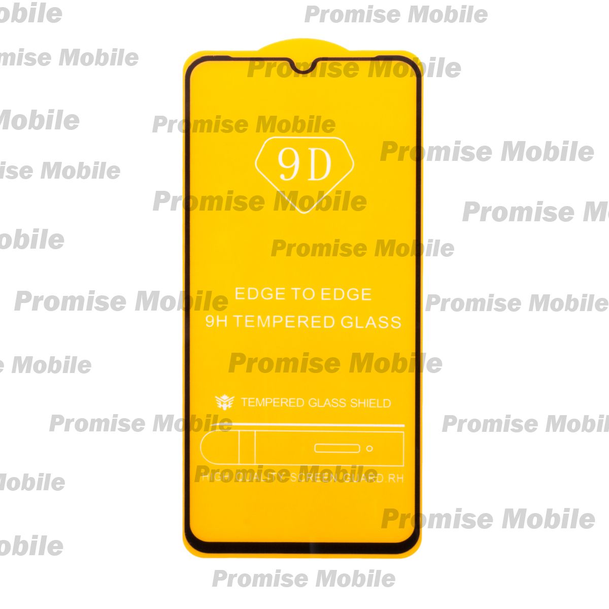 Защитное стекло для Samsung SM-A146B (Galaxy A14 5G) (2.5D/полная наклейка) <черный> ― Розничный PromiseMobile
