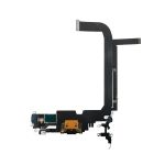 Шлейф для Apple iPhone 13 Pro Max на системный разъем и микрофон <черный> (оригинал)