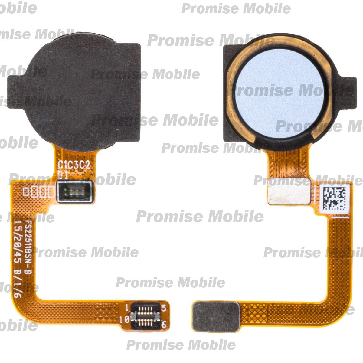 Шлейф для Realme RMX2180 на отпечаток пальца <серебристый> ― Розничный PromiseMobile