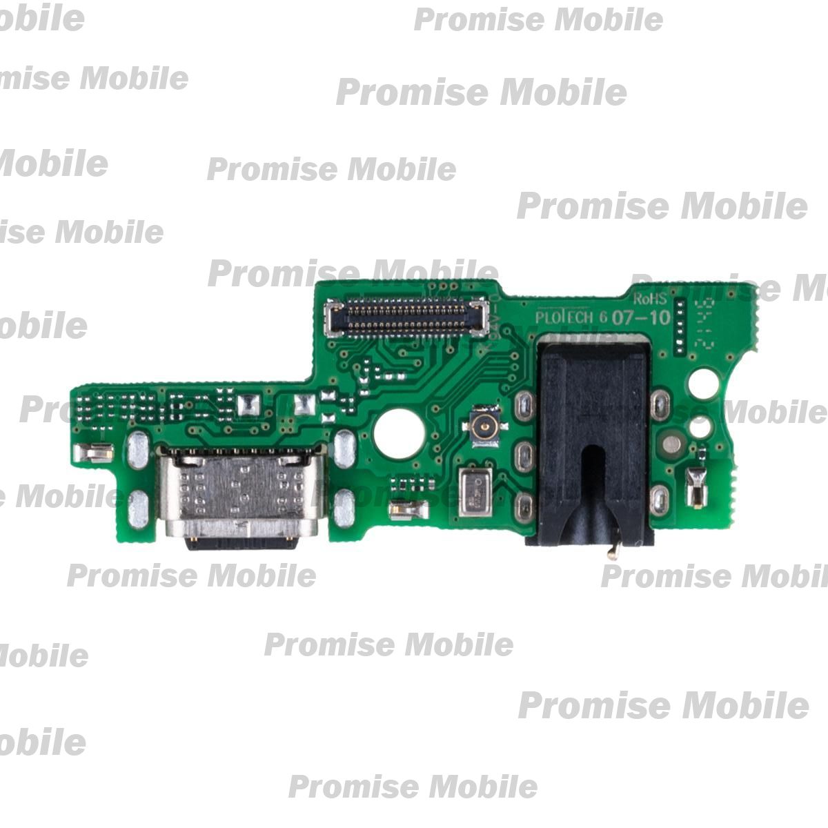 Плата нижняя для Tecno Camon 18P (CH7n) на системный разъем, разъем гарнитуры и микрофон ― Розничный PromiseMobile