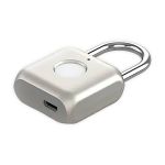 Smart замок GS 099 с отпечатком пальца (навесной) <серый>