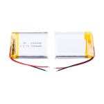 Аккумуляторная батарея универсальная 803040p (8*30*40 mm/3,7v/Li-Pol/2 контакта) 1200 mAh