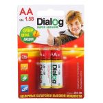 Батарейка AA Dialog LR6 Super Alkaline (упаковка 2 шт.)