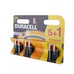 Батарейка AA Duracell LR6 Basic (упаковка 5+1 шт.)