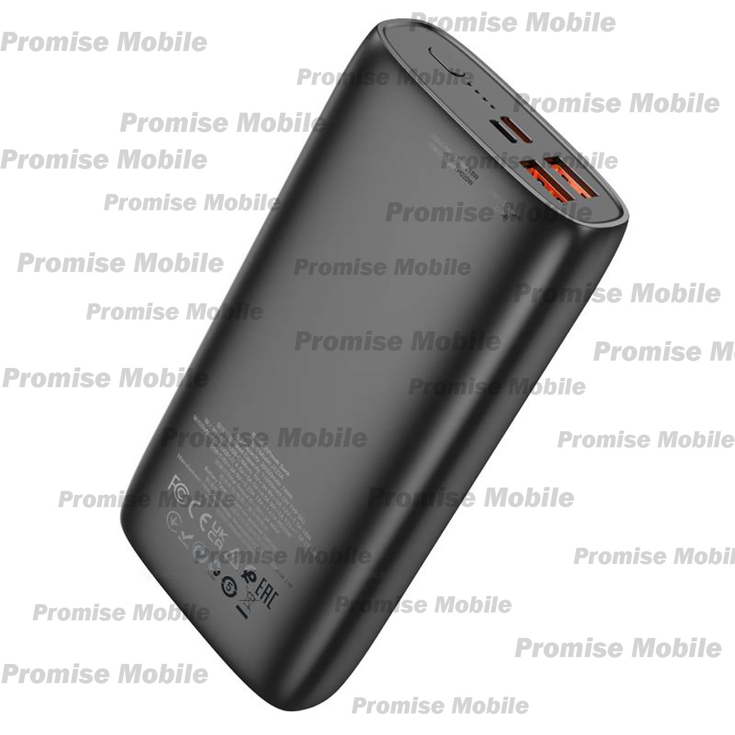 Внешний аккумулятор Hoco J122A Respect 22.5W+PD20W 20000mAh Micro/Type-C/USB*2/Type-C <черный> ― Розничный PromiseMobile