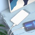 Внешний аккумулятор USB Hoco J100 (10000 mAh/2 порта USB/USB-C) <белый>