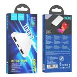 Внешний аккумулятор USB Hoco J100 (10000 mAh/2 порта USB/USB-C) <белый>