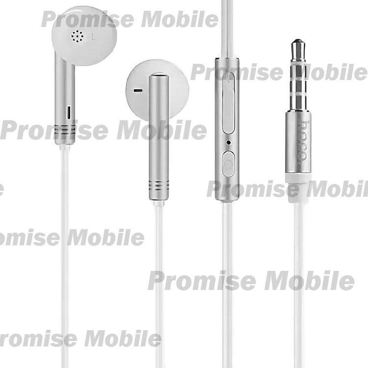 Гарнитура 3.5 Hoco M22 <серебристый> ― Розничный PromiseMobile