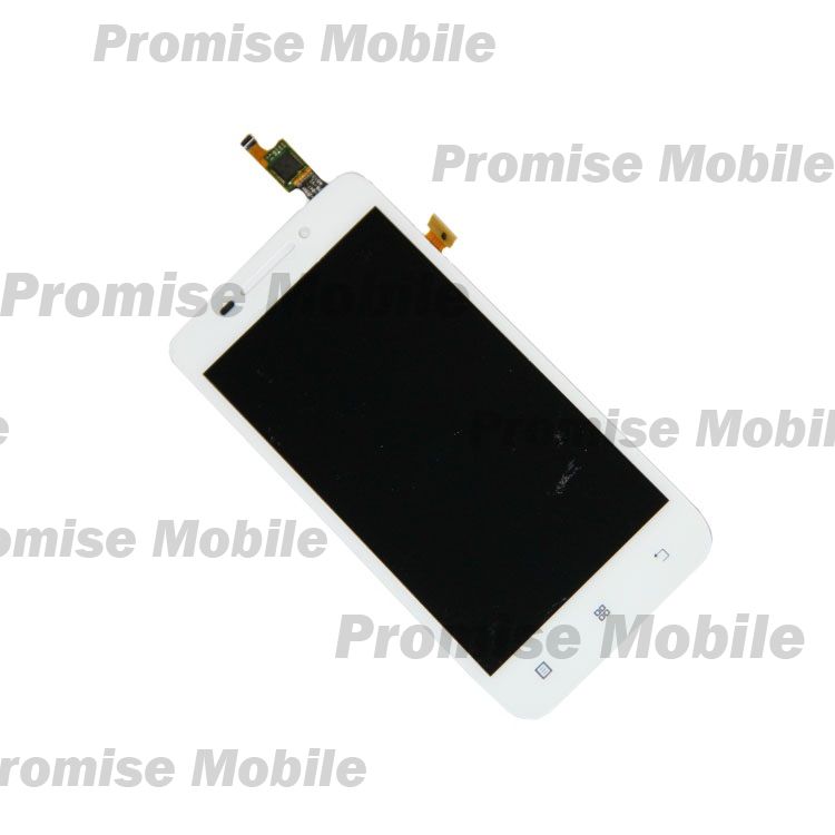 Дисплей для Lenovo S650 (Vibe X mini) в сборе с тачскрином <белый> (оригинал) ― Розничный PromiseMobile