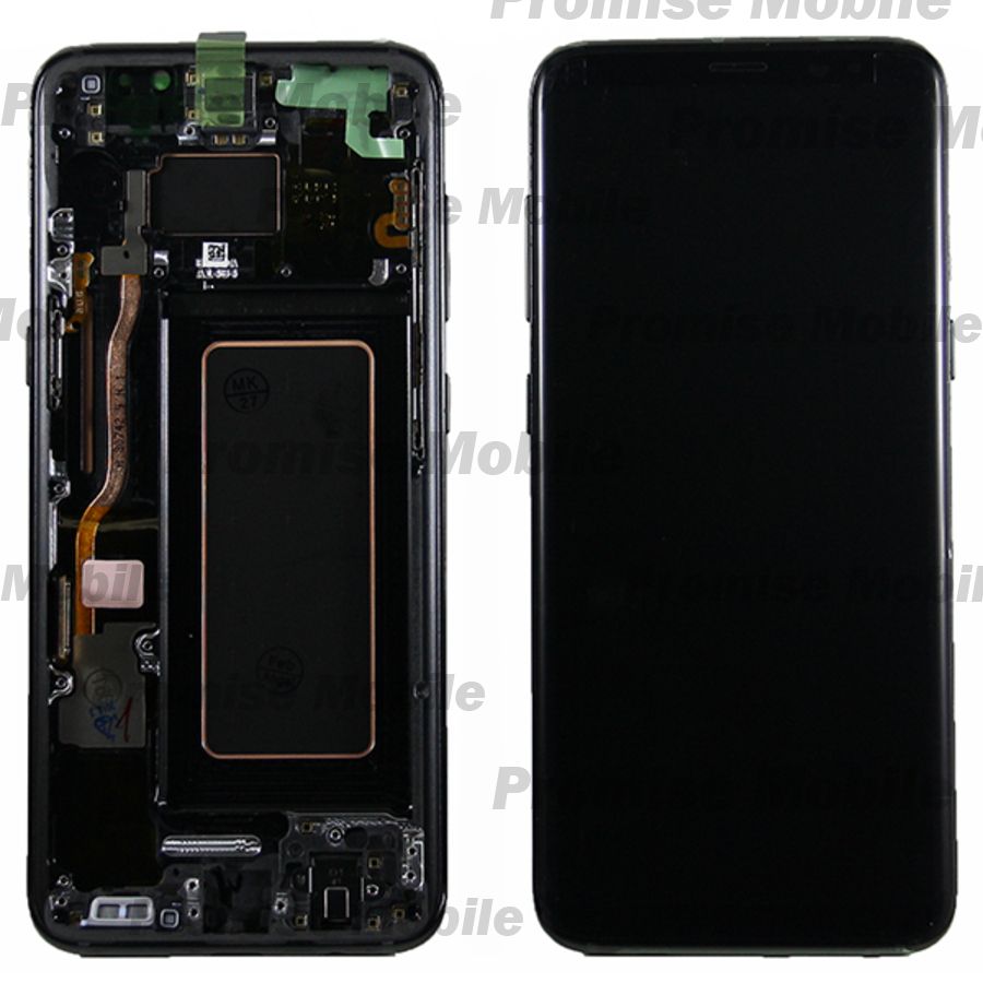 Дисплей для Samsung SM-G950F (Galaxy S8) модуль в сборе с тачскрином <черный> (оригинал) ― Розничный PromiseMobile