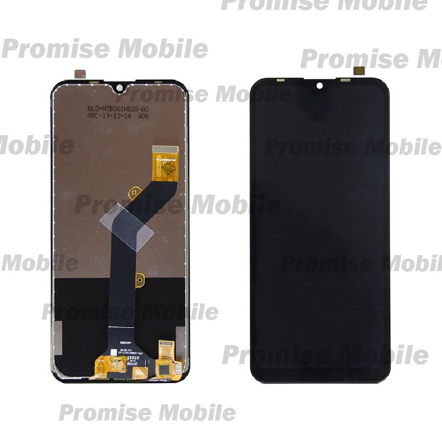 Дисплей для Tecno Spark 4 Air (KC6) в сборе с тачскрином <черный> ― Розничный PromiseMobile