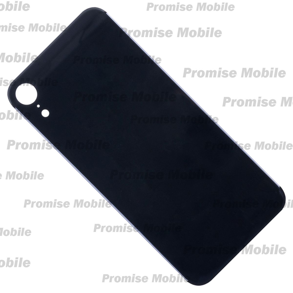 Задняя крышка для Apple iPhone XR (широкий вырез под камеру) <черный> ― Розничный PromiseMobile