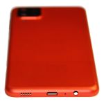 Задняя крышка для Samsung SM-A127F (Galaxy A12 Nacho) со стеклом камеры <красный>