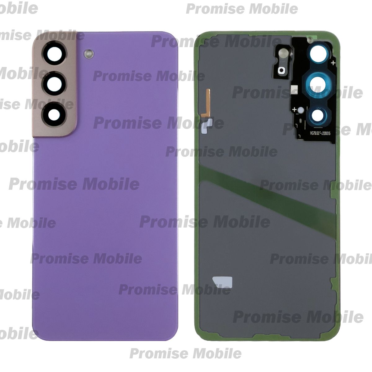 Задняя крышка для Samsung SM-S901B (Galaxy S22) <фиолетовый> (оригинал SP) ― Розничный PromiseMobile
