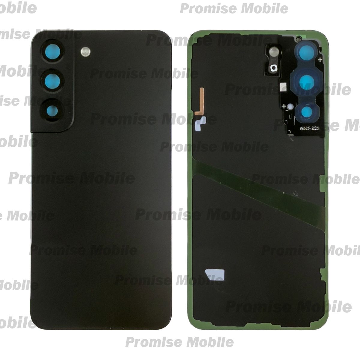 Задняя крышка для Samsung SM-S901B (Galaxy S22) <черный> (оригинал SP) ― Розничный PromiseMobile