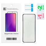 Защитное стекло для Realme 14 Pro+ 5G (2,5D/закаленное, полная наклейка) <черный> в блистере