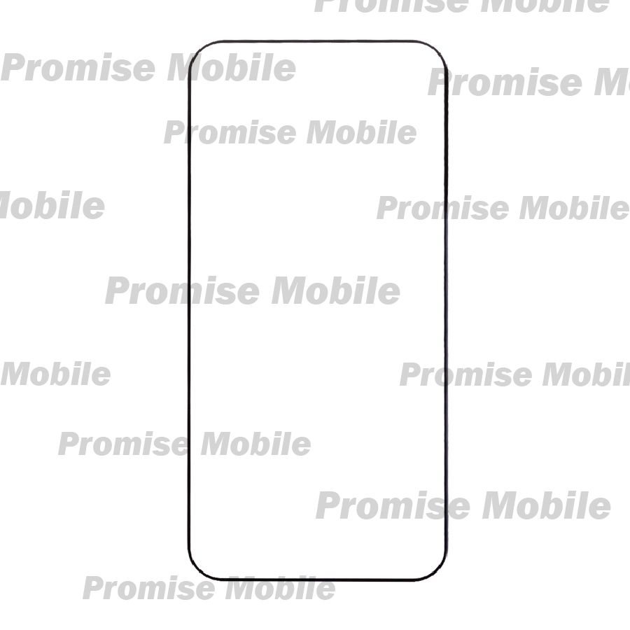 Защитное стекло для Realme RMX5111 (2.5D/закаленное, полная наклейка) <черный> в блистере ― Розничный PromiseMobile