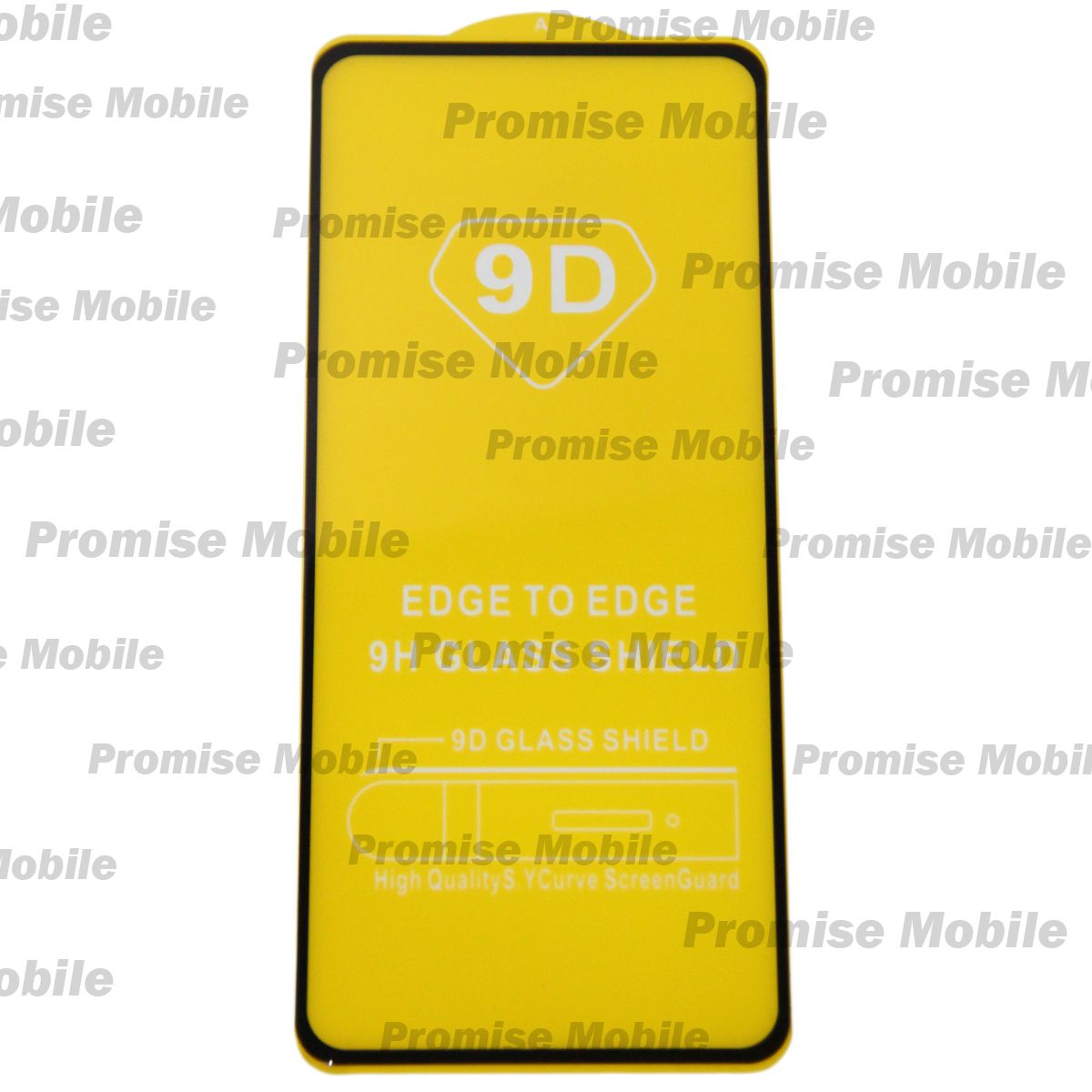 Защитное стекло для Tecno Pova 4 (LG7n) (2,5D/полная наклейка) <черный> ― Розничный PromiseMobile