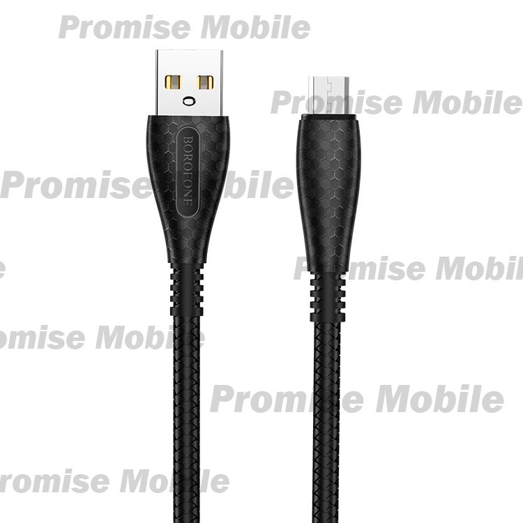 Кабель USB MicroUSB Borofone BX38 <черный> ― Розничный PromiseMobile