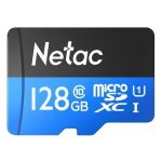 Карта памяти MicroSD 128 Gb CL10 Netac P500 (UHC-1) в блистере